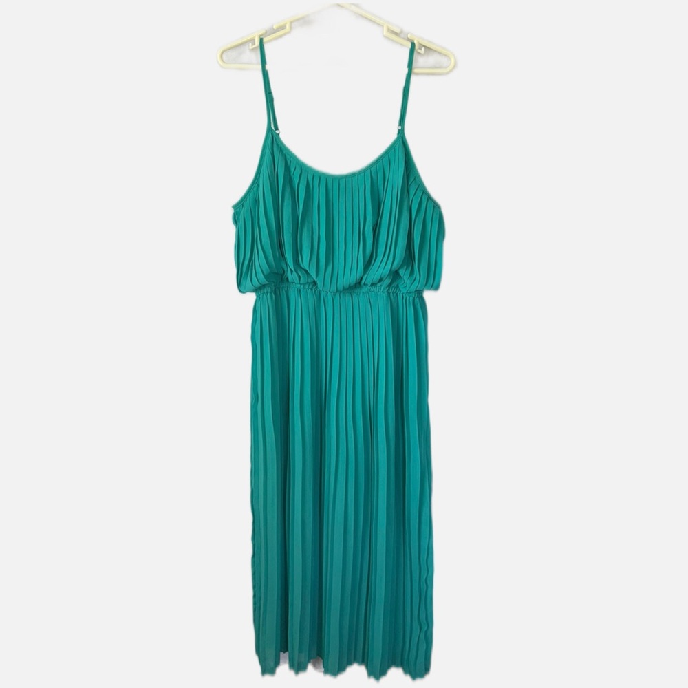American Rag size xxl turquoise pleated sleeves dress